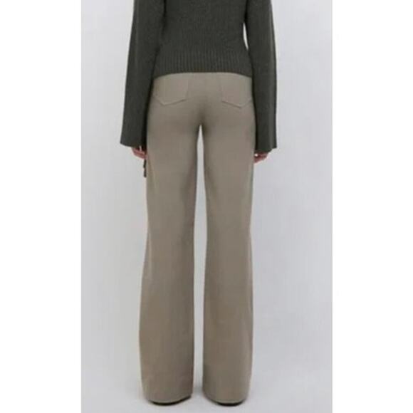 Jonathan Simkhai Kassandra Pant Bootcut Olivine NWOT 4 - Picture 2 of 8